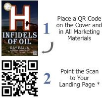 Place a QR Code on the Cover and in All Marketing Materials 1 Point the Scan to Your Landing Page * 2